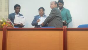 Securing 2nd position at the Burdwan Science Centre Science Fair